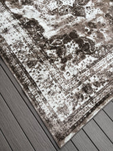 Load image into Gallery viewer, 7&#39;10&quot; x 11&#39; Brandt Oriental Indoor Rug, Light Brown, Chocolate, Ivory