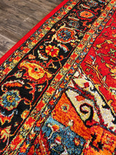 Load image into Gallery viewer, 8&#39; 10&#39;&#39; X 12&#39; 6&#39;&#39; Bratton Machine Woven Oriental Red/Black Area Rug