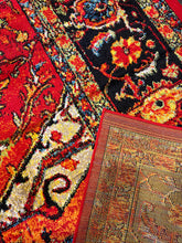Load image into Gallery viewer, 8&#39; 10&#39;&#39; X 12&#39; 6&#39;&#39; Bratton Machine Woven Oriental Red/Black Area Rug