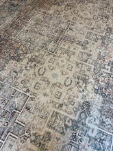 Load image into Gallery viewer, 8&#39;6&quot; x 11&#39;6&quot;Chris Loves Julia x Loloi Jules Oriental Natural/Ocean Area Rug