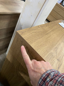 Wooden Concave Bookcase