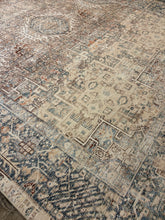 Load image into Gallery viewer, 7'6" X 9'6" Chris Loves Julia x Loloi Jules Oriental Natural/Ocean Area Rug