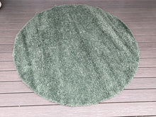 Load image into Gallery viewer, 6&#39; Round Abbiney Solid Accent Shag Rug