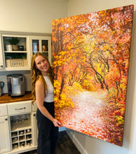 Load image into Gallery viewer, 48” Autumn Canvas Print Wall Art