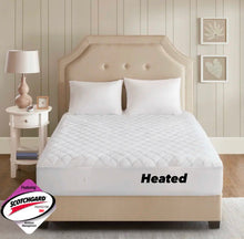 Load image into Gallery viewer, Full Microfiber Heated Mattress Pad W/ 3M Moisture Treatment