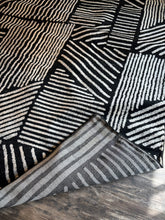 Load image into Gallery viewer, 7&#39;10&quot; x 10&#39; World Rug Gallery Contemporary Boho Stripes Area Rug: Geometric Pattern, Low Loop Pile, Stain &amp; Fade Resistant