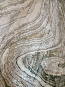 8'10" x 12" Chloe-Anne Modern Abstract Marble Design Green Area Rug