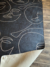 Load image into Gallery viewer, 6&#39;7&quot; x 9&#39;6&quot; Machine Made Power Loomed Polyester Area Rug in Black/White