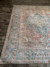 Load image into Gallery viewer, 8&#39;3&quot; x 10&#39; Lamentin Heriz Floral Rust Indoor Area Rug