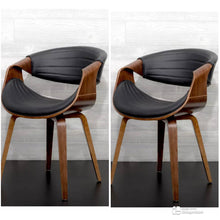 Load image into Gallery viewer, Symphony Mid Century Modern Accent Chair Black - Lumisource