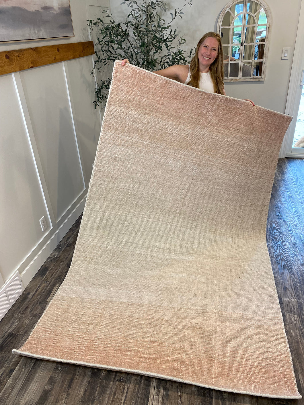 5' x 8' Pandora Pink Hand Loom Knotted Rug