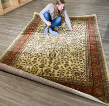 Load image into Gallery viewer, 6&#39; x 9&#39; Klose Oriental Ivory/Rust Area Rug