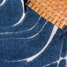 Load image into Gallery viewer, 5&#39;3&quot; x 7&#39;7&quot; Umaiza Shag Performance Abstract Rug