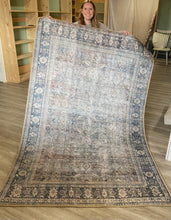 Load image into Gallery viewer, 5&#39; x 7&#39;6 Vache Oriental Grey/Beige Area Rug