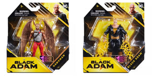 2pc DC Comics Black Adam 1st Edition 4" Action Figure - Black Adam/Hawkman