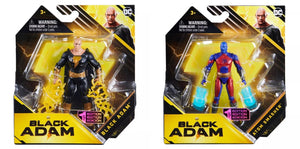 2pc DC Comics Black Adam 1st Edition 4" Action Figure - Black Adam/Atom Smasher