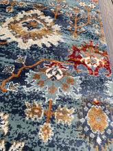 Load image into Gallery viewer, 5&#39; x 7&#39;6&quot; Dovey Oriental Blue Area Rug