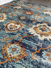 Load image into Gallery viewer, 5&#39; x 7&#39;6&quot; Dovey Oriental Blue Area Rug