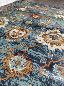 5' x 7'6" Dovey Oriental Blue Area Rug