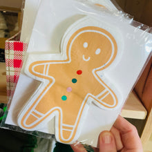 Load image into Gallery viewer, Spritz Shaped Gingerbread Man 2-Ply Napkins – 20 Count (12.25" x 4.75")