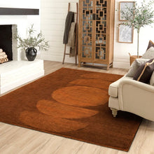 Load image into Gallery viewer, 5&#39; x 8&#39; Bobby Berk Luna Sienna Area Rug