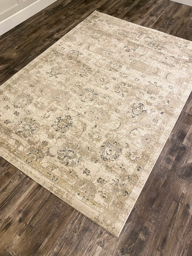 5' x 7' Luxe Valencia Anthracite Area Rug