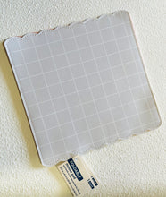 Load image into Gallery viewer, Design Group Foldable Greige Mouse Pad with White Box Stripe – 8.25" x 8.25"