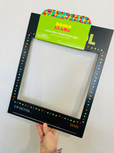 Load image into Gallery viewer, Last Day / First Day of School Sign – Chalk-Friendly with Face Cutout (13" x 17")