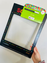 Load image into Gallery viewer, Last Day / First Day of School Sign – Chalk-Friendly with Face Cutout (13" x 17")