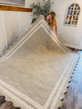 Load image into Gallery viewer, 7&#39;9&quot; X 9&#39;9&quot; Chris Loves Julia x Loloi Scottie Fog / Ivory Area Rug