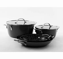 Load image into Gallery viewer, Curtis Stone 10-Piece Cookware Set BLACK