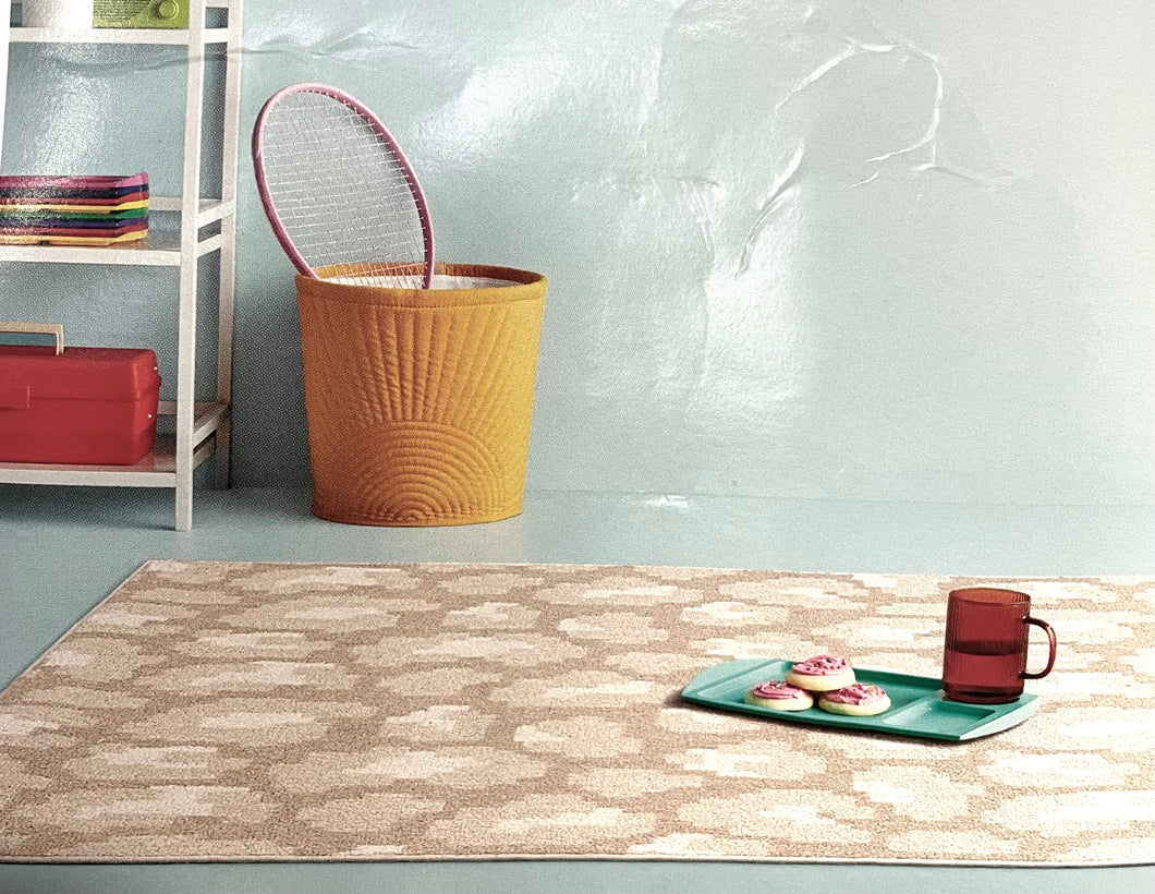 4’ x 5’6” Washable leopard Non-Skid Area Rug