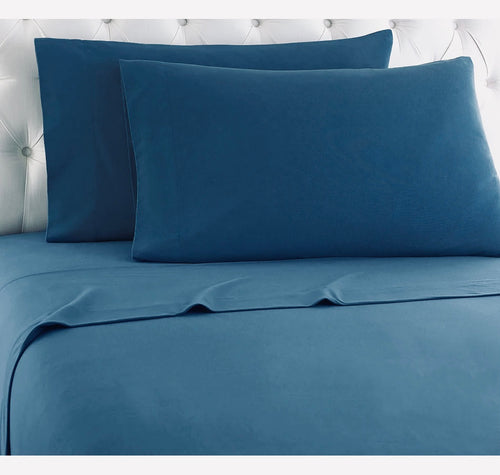 Shavel Micro Flannel 6-Piece Sheet Set KING - Blue
