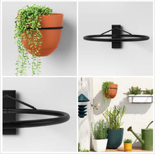 Load image into Gallery viewer, 4pc Planter Steel Brackets Black 0.68&#39;x0.72&#39;x0.28&#39; - Room Essentials™
