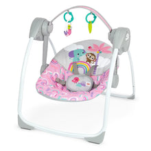 Load image into Gallery viewer, Bright Starts Playful Paradise Portable Compact Baby Swing - Unisex
