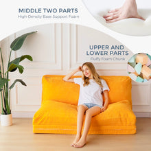 Load image into Gallery viewer, Holly-Madison Bean Bag Floor Sofa Bed