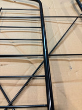 Load image into Gallery viewer, Bakery Display Rack w/Wheels, 5 Adjustable Shelves &amp; 2 Sign Holders - Black