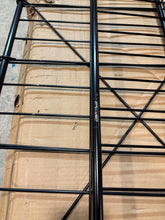 Load image into Gallery viewer, Bakery Display Rack w/Wheels, 5 Adjustable Shelves &amp; 2 Sign Holders - Black