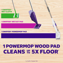 Load image into Gallery viewer, Swiffer Power Mop Wood Mop Kit for Wood Floor Cleaning