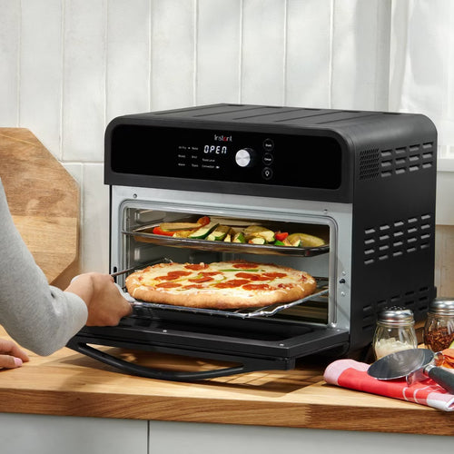 Instant Pot Omni 6-Slice Air Fryer Toaster Oven, Exclusive Bonus Pizza Pan Accessory: 1800W, Dishwasher-Safe, Includes Pizza Pan & More