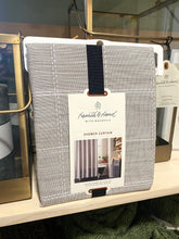 Load image into Gallery viewer, Hearth &amp; Hand Stitched Windowpane Shower Curtain