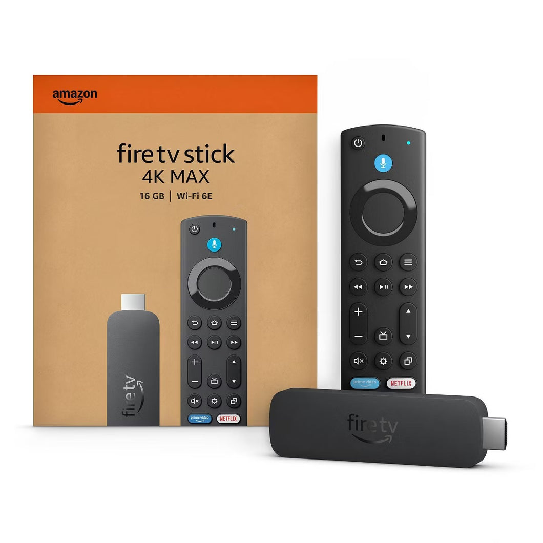 Amazon Fire TV Stick 4K Max Streaming Device, Wi-Fi 6, Alexa Voice Remote - Includes TV Controls (2023)