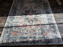 Load image into Gallery viewer, 7'10" x 10' Huntington Beach Grey/Multi Traditional Indoor Area Rug