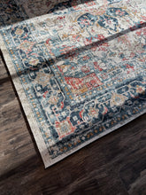 Load image into Gallery viewer, 7'10" x 10' Huntington Beach Grey/Multi Traditional Indoor Area Rug