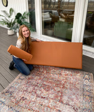 Load image into Gallery viewer, 58&quot; Upholstered Faux Leather Square Arm Sofa - Tree City