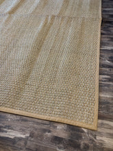 Load image into Gallery viewer, 12' Square Auckland Bamboo Slat/Seagrass Natural/Beige Area Rug