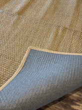 Load image into Gallery viewer, 12' Square Auckland Bamboo Slat/Seagrass Natural/Beige Area Rug
