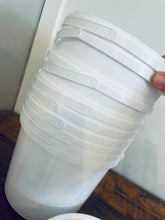 Load image into Gallery viewer, 10 Case Pack Food Grade Gallon Pails with Lids