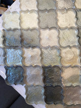 Load image into Gallery viewer, Grandio 2-in. Arabesque Polished Iridescent Glass Wall &amp; Floor Mosaic Tile (7 Pieces)