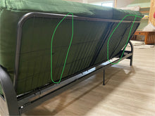 Load image into Gallery viewer, 77&#39;&#39; Wide Ailep Full Futon And Mattress, GREEN